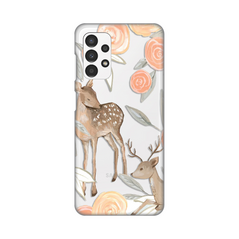 Zastitna ultra tanka (skin) maska / futrola PRINT - Samsung A135 Galaxy A13 4G Flower Deer.