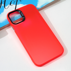 Zastitna maska (futrola) providna - iPhone 11 6.1 crvena.
