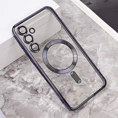 Zastitna maska (futrola) Magsafe Lux - Samsung A556 Galaxy A55 5G crna.