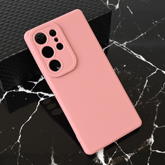 Zastitna maska (futrola) Teracell Giulietta - Samsung S938 Galaxy S25 Ultra mat tamno roze.