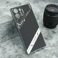 Zastitna maska (futrola) CARBON ELEGANCY - Samsung Galaxy S23 Ultra 5G crna (GKK case) (MS).