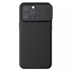 Zastitna maska (futrola) Nillkin CamShield Pro - iPhone 15 Pro 6.1 crna.