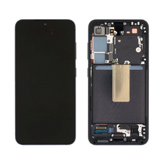 LCD displej (ekran) - Samsung S911/Galaxy S23 + touchscreen + okvir Phantom crni Service Pack ORG/GH82-30481A.