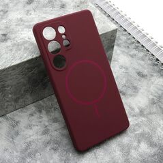Zastitna maska (futrola) FLEX MagSafe - Samsung S938 Galaxy S25 Ultra 5G bordo (MS).