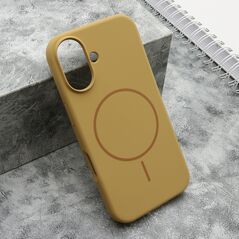 Zastitna maska (futrola) FLEX MagSafe - iPhone 16 (6.1) zlatna (MS).