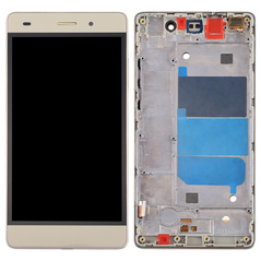 LCD displej (ekran) - Huawei P8 Lite + touchscreen + okvir Gold.