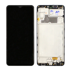 LCD displej (ekran) - Samsung M325 Galaxy M32 + touchscreen + okvir crni CHO.
