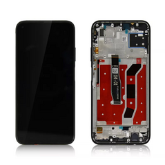 LCD displej (ekran) - Huawei P40 Lite + touchscreen + okvir crni (High Quality).