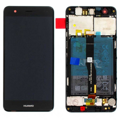 LCD displej (ekran) - Huawei Nova (CAN-L01) + touchscreen + baterija + okvir crni Service Pack ORG/02351CKD.