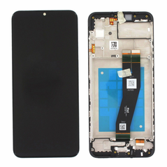 LCD displej (ekran) - Samsung A025/Galaxy A02s + touchscreen + okvir crni CHO (161mm).