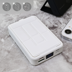 Univerzalna Back Up Baterija prenosiva baterija Magsafe Oxpower PD W101 10000mAh bela.