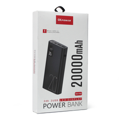 Univerzalna Back Up Baterija prenosiva baterija Oxpower P20 20000 mAh bela.