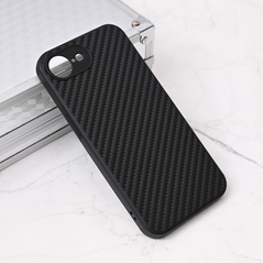 Zastitna maska (futrola) Carbon fiber - iPhone 16e crna.