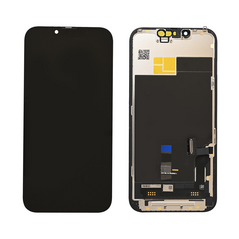 LCD displej (ekran) - iPhone 13 + touchscreen crni Soft OLED (JK).