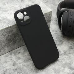 Zastitna maska (futrola) VELVET TOUCH - iPhone 14 (6.1) crna (MS).