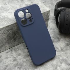 Zastitna maska (futrola) VELVET TOUCH - iPhone 16 Pro (6.3) tamno plava (MS).