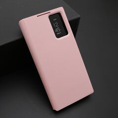 Zastitna maska (futrola) na preklop (bi fold) Smart Window - Samsung Galaxy S23 Ultra 5G roze (MS).