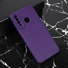 Zastitna maska (futrola) Teracell Giulietta - Huawei P30 Lite mat tamno ljubicasta.