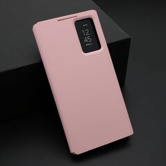 Zastitna maska (futrola) na preklop (bi fold) Smart Window - Samsung S928 Galaxy S24 Ultra 5G roze (MS).