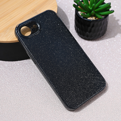 Zastitna maska (futrola) Sparkle Dust - iPhone 16e crna.