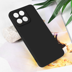 Zastitna maska (futrola) Teracell Soft Velvet - Huawei Honor X8c crna.