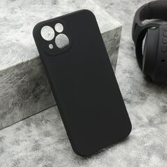 Zastitna maska (futrola) VELVET TOUCH - iPhone 13 (6.1) crna (MS).