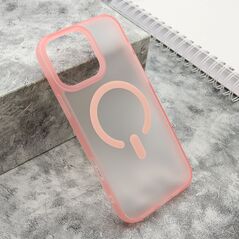 Zastitna maska (futrola) BLURRY MagSafe - iPhone 16 Pro Max (6.9) roze (MS).