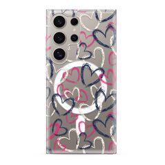 Zastitna maska (futrola) silikonska print MagSafe - Samsung S928 Galaxy S24 Ultra 5G heart (MS).