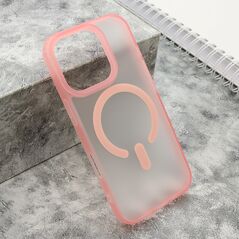 Zastitna maska (futrola) BLURRY MagSafe - iPhone 16 Pro (6.3) roze (MS).