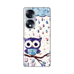 Zastitna ultra tanka (skin) maska / futrola PRINT - Huawei Honor 70 Owl.