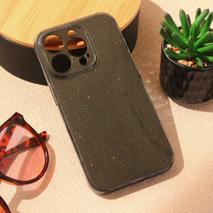 Zastitna maska (futrola) Sparkle Dust - iPhone 14 Pro crna.