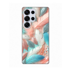Zastitna silikonska maska (futrola) PRINT - Samsung S938 Galaxy S25 Ultra Pastel Feathers.