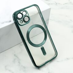 Zastitna maska (futrola) CAMERA PROTECT MagSafe - iPhone 15 zelena (MS).