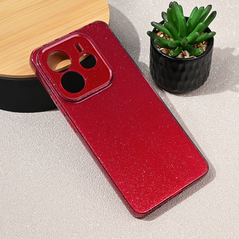 Zastitna maska (futrola) Sparkle Dust - Xiaomi Redmi Note 14 5G bordo.