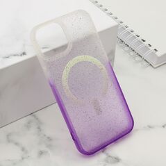 Zastitna maska (futrola) Starlight MagSafe - iPhone 15 ljubicasta (MS).