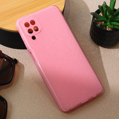 Zastitna maska (futrola) Sparkle Dust - Samsung A125F Galaxy A12 roze.