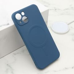 Zastitna maska (futrola) VELVET TOUCH MagSafe - iPhone 13 (6.1) plava (MS).