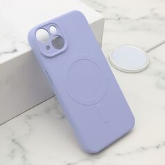 Zastitna maska (futrola) VELVET TOUCH MagSafe - iPhone 15 ljubicasta (MS).