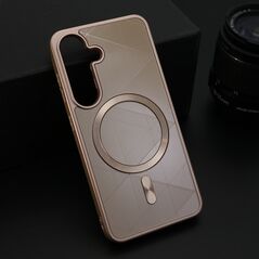 Zastitna maska (futrola) ZEN SHIELD MagSafe - Samsung S931 Galaxy S25 5G roze (MS).