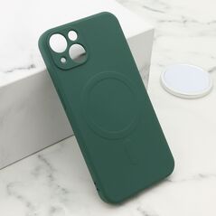 Zastitna maska (futrola) VELVET TOUCH MagSafe - iPhone 13 (6.1) tamno zelena (MS).