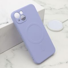 Zastitna maska (futrola) VELVET TOUCH MagSafe - iPhone 13 (6.1) ljubicasta (MS).