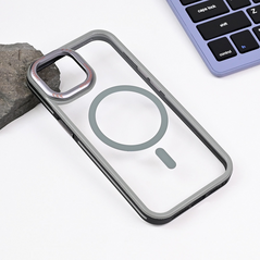 Zastitna maska (futrola) Magsafe Trendy - iPhone 15 6.1 siva.