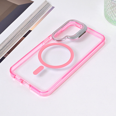 Zastitna maska (futrola) Magsafe Transparent - Samsung S921B Galaxy S24 pink.