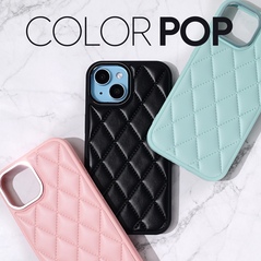Zastitna maska (futrola) Color Pop - iPhone 15 crna.