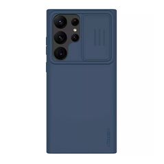 Zastitna maska (futrola) Nillkin Cam Shield Silky - Samsung Galaxy S23 Ultra plava (MS).