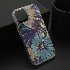 Zastitna maska (futrola) FLOWER - iPhone 15 DZF5 (MS).
