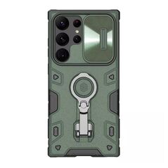 Zastitna maska (futrola) Nillkin Cam Shield Armor Pro - Samsung Galaxy S23 Ultra zelena (MS).