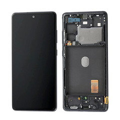 LCD displej (ekran) - Samsung G780/Galaxy S20 FE 2020 + touchscreen + okvir crni OLED.
