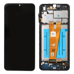 LCD displej (ekran) - Samsung A045/Galaxy A04 (GH81-22731A) + touchscreen + okvir crni FULL ORG-SP.