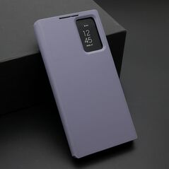 Zastitna maska (futrola) na preklop (bi fold) Smart Window - Samsung Galaxy S22 Ultra 5G ljubicasta (MS).